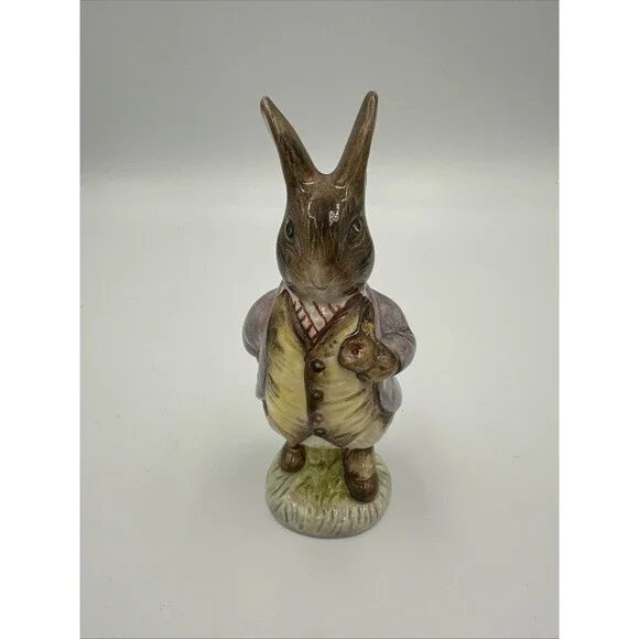 Vintage 1989 Beatrix Potter Mr. Benjamin Bunny Royal Albert England, Warne 1965 - Picture 5 of 14